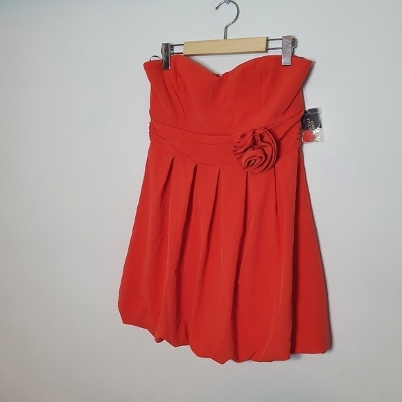 Forever 21 Coral Short Dress Size L - Picture 3 of 12